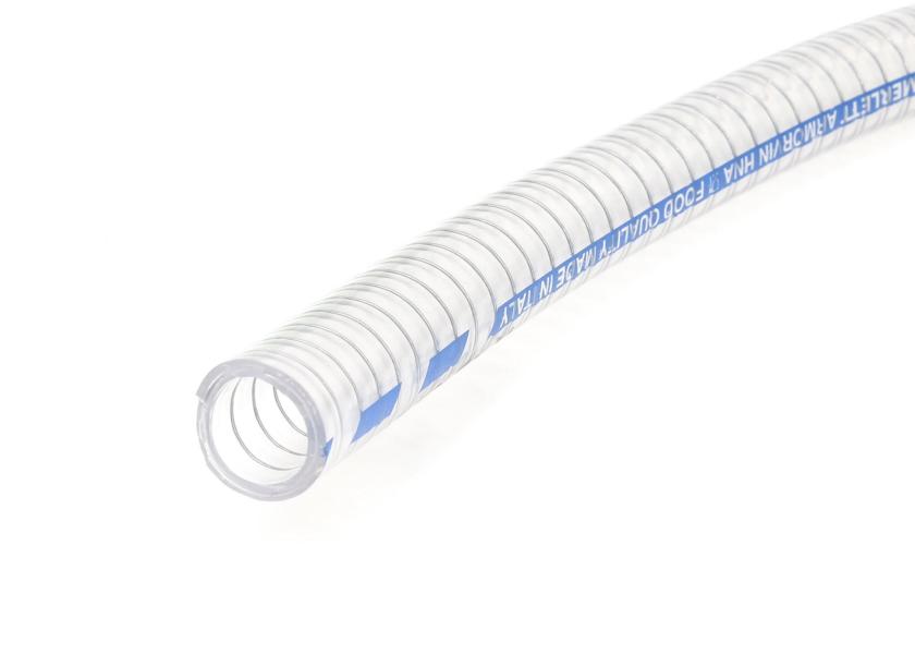 HELISTEEL-Spiralschlauch 19mm, transparent mit Drahtspirale