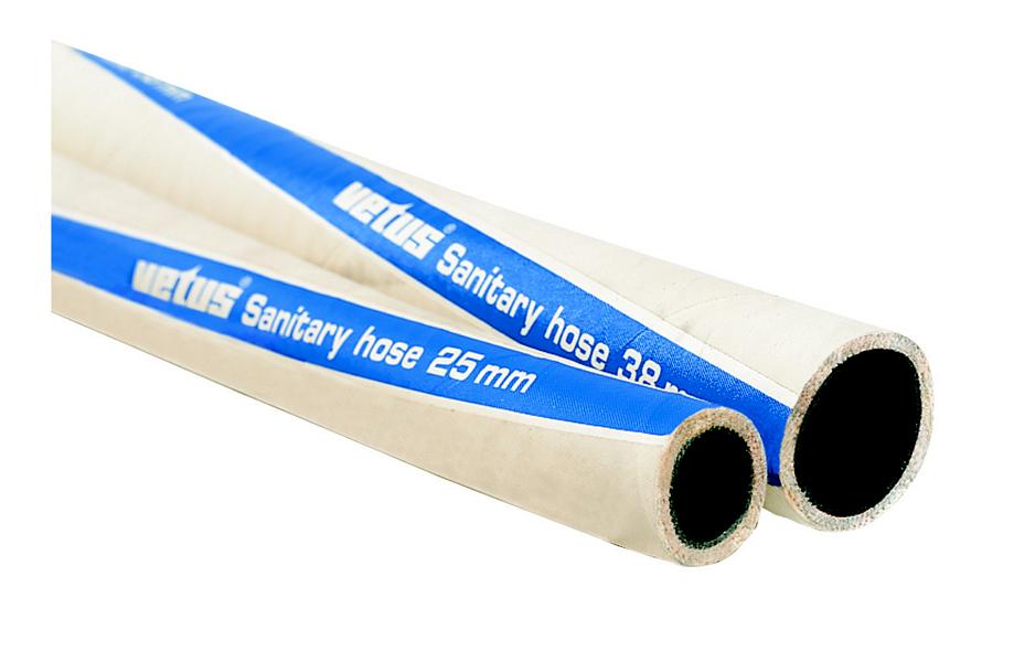 Sanitärschlauch 19 x 30 weiss Geruchsdicht
