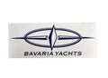 Aufkleber Schriftzug "Bavaria Yachts" 1-fürbig blau