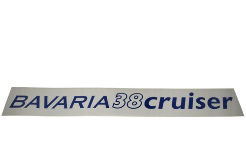 Aufkleber "BAVARIA 38 Cruiser" 1-fürbig blau