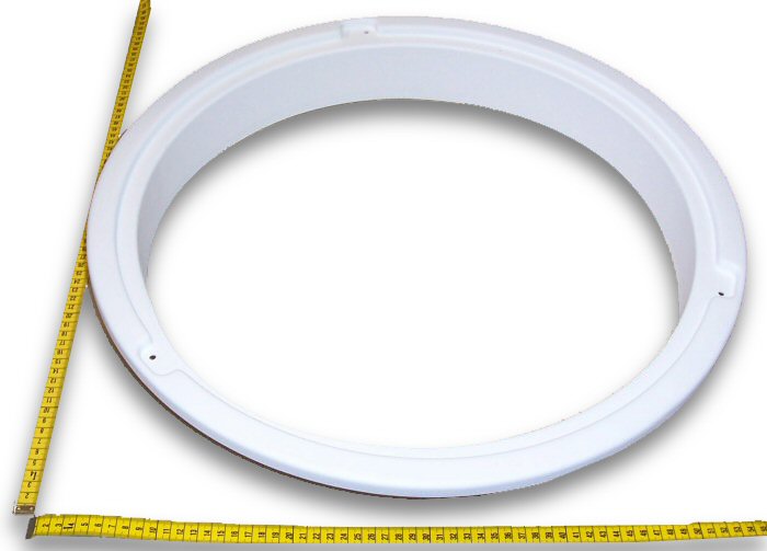 ABS-Rahmen 80mm für Rundluke BMB ø537mm