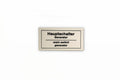 Schild "Hauptschalter Generator"