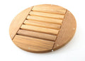 Duschrost, rund, aus Teak