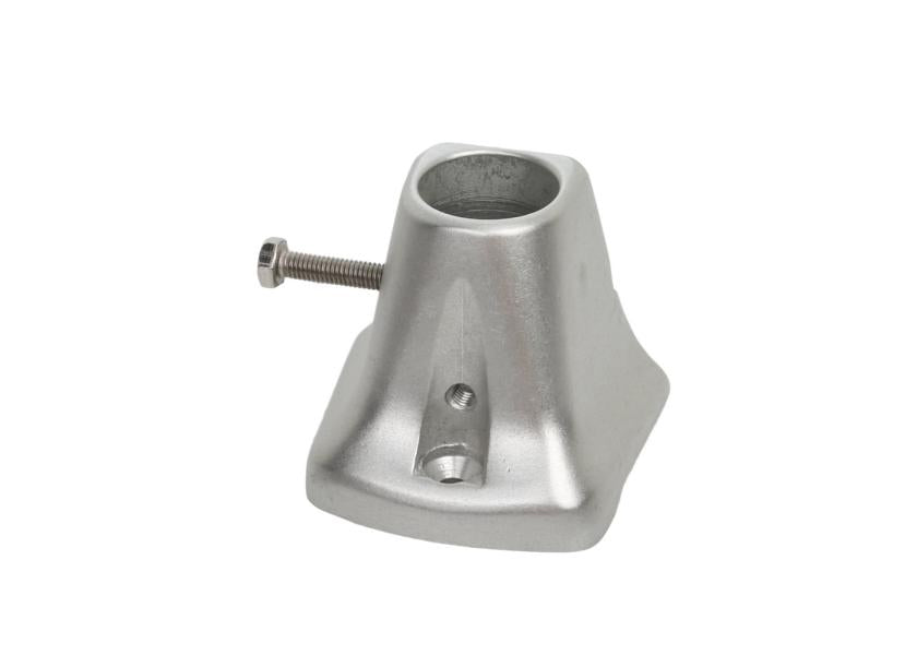 Relingsfuss Alu, mit 6-Kant-Schraube M6x35