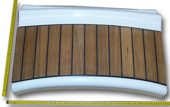 GFK-Steuermannsitz mit Teak kpl. für B 31(03/1999-07/2001)