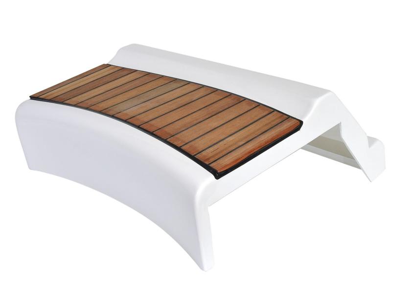 GFK-Steuermannsitz mit Teak B 36 cruiser (12/2001-07/2005)