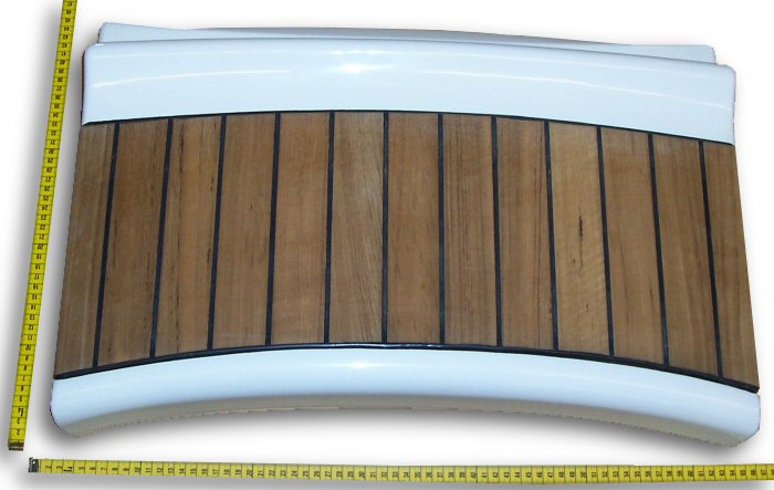 Steuermannsitz mit Teak f. B 37 C (Breite: 61cm) (2005-2007)