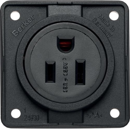 BERKER Einbau-Steckdose 125V 0962522505