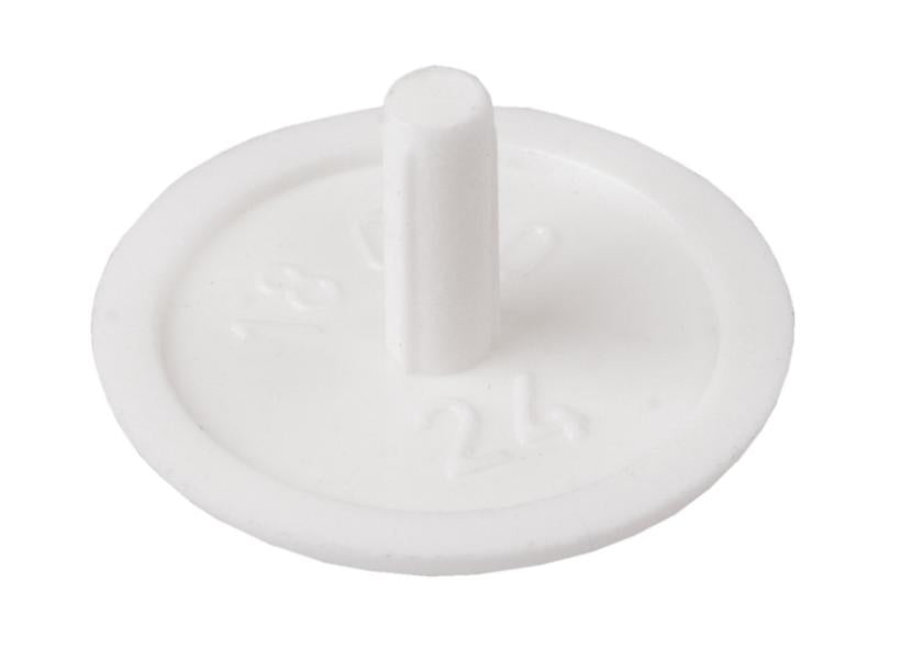 Kappen F1743 15/2,5 RAL 9010 Reinweiss