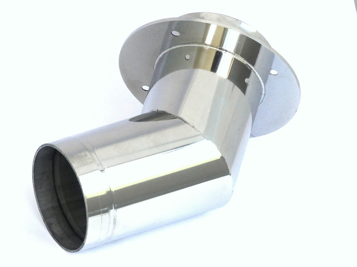 Skin Fitting for Exhaust 45° SE70